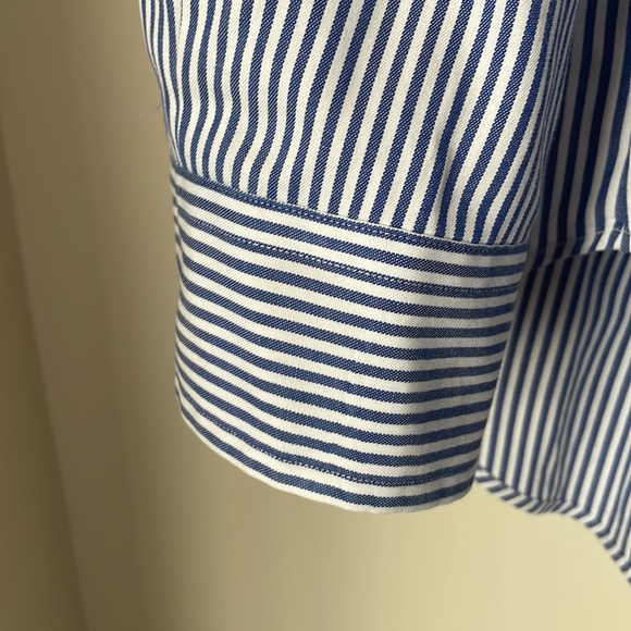 Men’s Ralph Lauren button down shirt blue white formal striped size xl - Picture 6 of 7